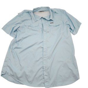Columbia Omni-wick Vented button down shirt mens size Large